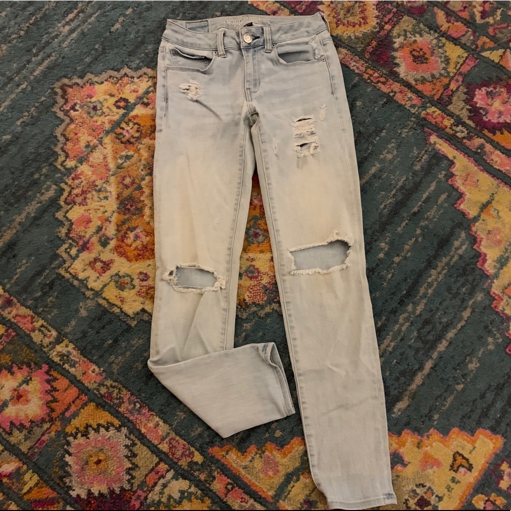 American eagle skinny boyfriend jeans
